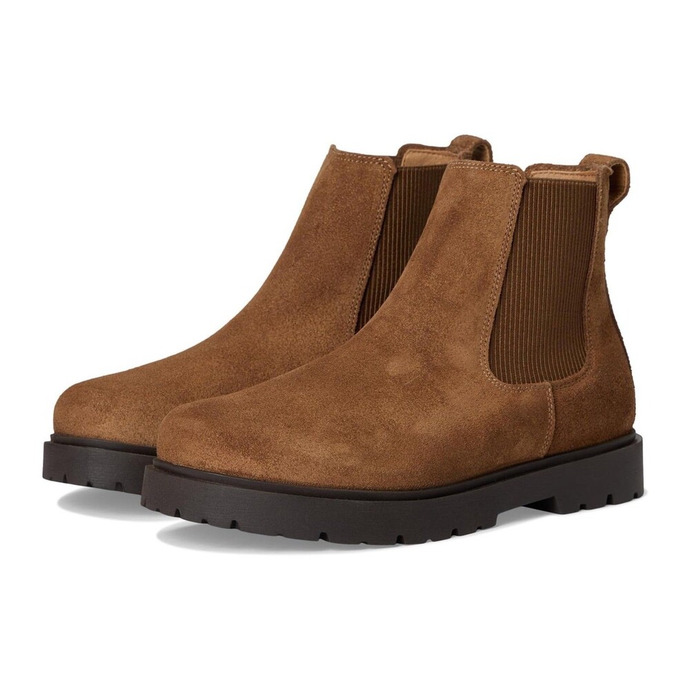 Birkenstock Mens Highwood Slip On Chelsea Ankle Boots Dark Tea EU 45 US 12